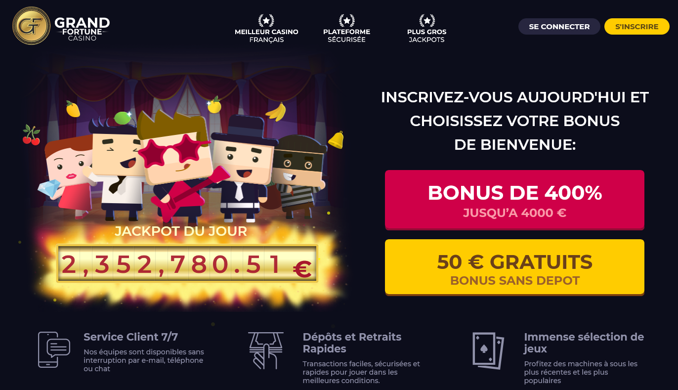 Grand Fortune | 400% | 50 EUR